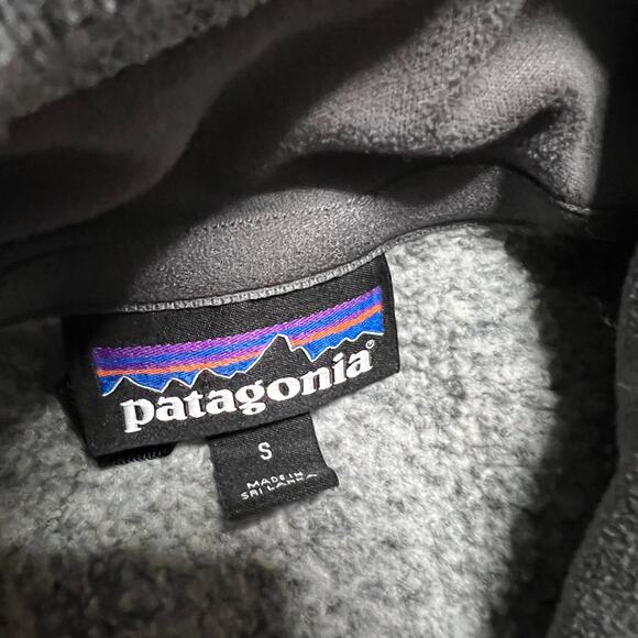 Patagonia Better Sweater Vest Womens Small Gray Heather Zip Jacket - Picture 6 of 8